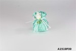 Sacchettino Piccolo Satinato Pois Verde Tiffany A1519P39 Sacchettino piccolo satinato pois verde tiffany A1519P39 per bomboniere battesimo matrimonio laurea confetti